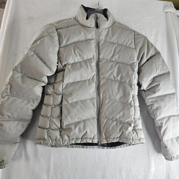 Ibex Women Puffer Jacket Size Small Gray Zip Up Polyester Wool Outdoor Pocket - Picture 6 of 14